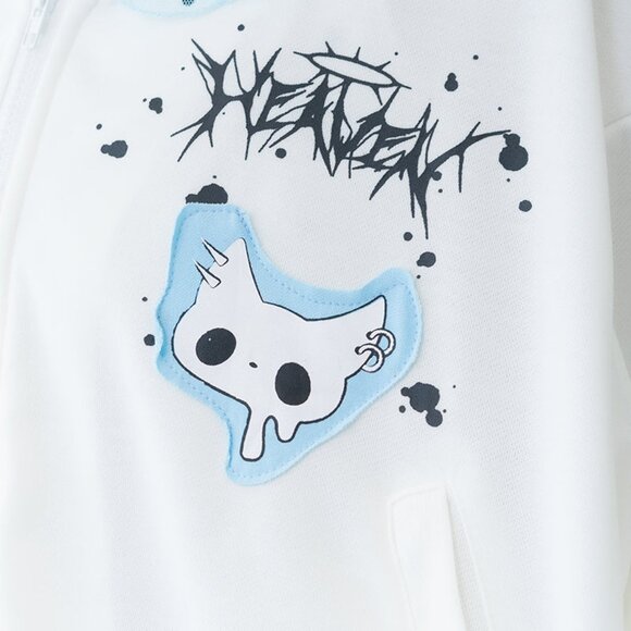 NEW ACDC RAG - Baby Punk Angel Punk Sailor Zip Up Jacket - Picture 5 of 9